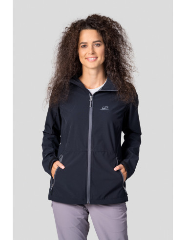 Ladies mountain & trekking jacket ZURY anthracite
