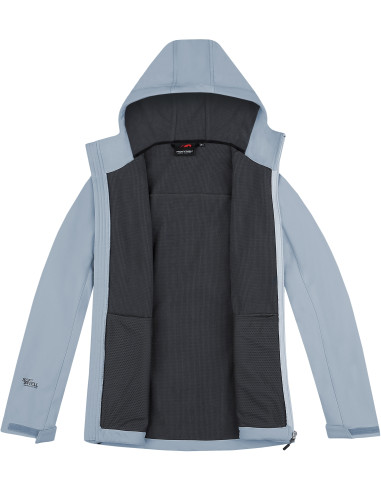 Ladies mountain & trekking jacket ZURY blue fog