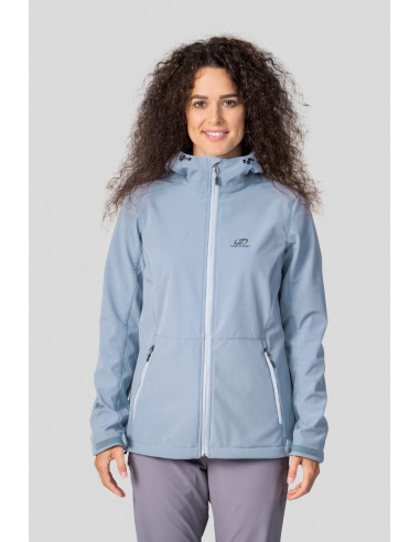 Ladies mountain & trekking jacket ZURY blue fog
