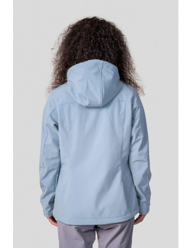 Ladies mountain & trekking jacket ZURY blue fog