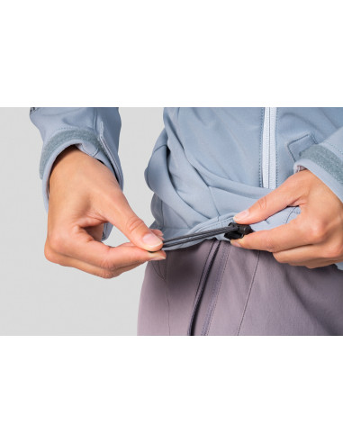 Sieviešu jaka pārgājieniem ZURY miglas zils