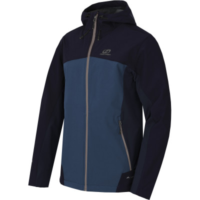 Men's mountain & trekking jacket CARSTEN anthracite / insignia blue