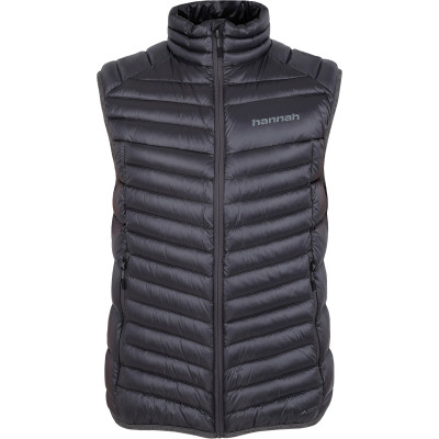 Men's mountain vest ADARE asphalt stripe