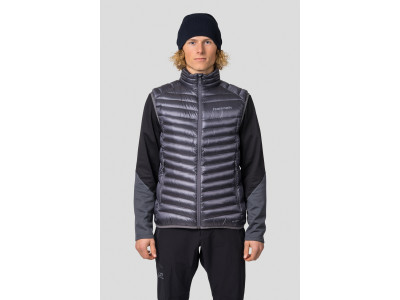 Men's mountain vest ADARE asphalt stripe