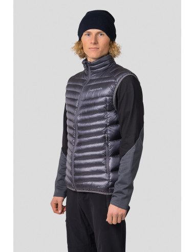 Men's mountain vest ADARE asphalt stripe