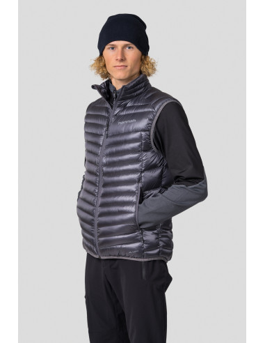 Men's mountain vest ADARE asphalt stripe