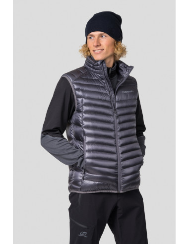 Men's mountain vest ADARE asphalt stripe