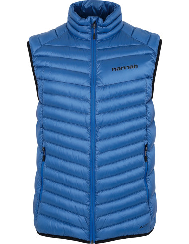 Men's mountain vest ADARE princess blue stripe
