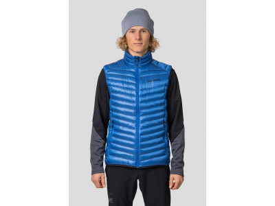 Men's mountain vest ADARE princess blue stripe