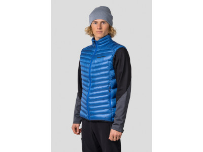 Men's mountain vest ADARE princess blue stripe