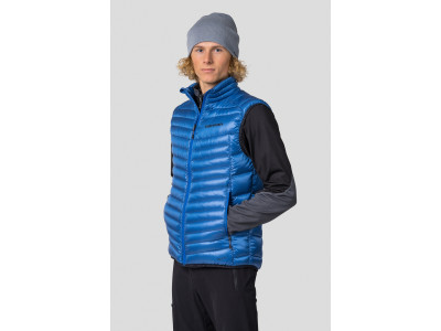 Men's mountain vest ADARE princess blue stripe