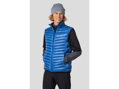 Men's mountain vest ADARE princess blue stripe
