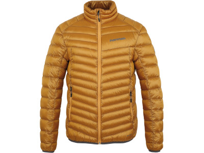 Men's mountain jacket ADRIUS golden yellow stripe