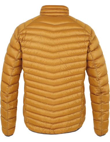 Men's mountain jacket ADRIUS golden yellow stripe