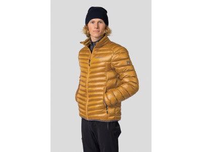 Men's mountain jacket ADRIUS golden yellow stripe