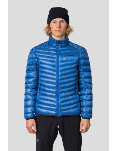 Men's mountain jacket ADRIUS princess blue stripe