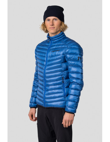 Men's mountain jacket ADRIUS princess blue stripe