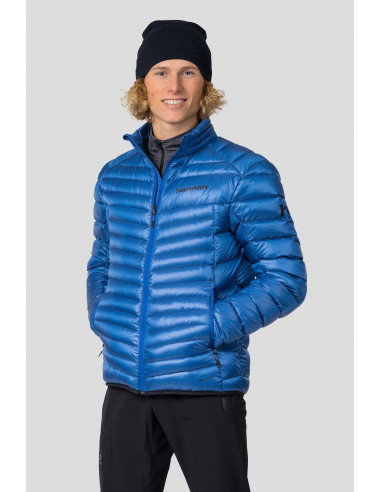 Men's mountain jacket ADRIUS princess blue stripe