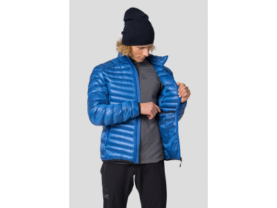 Men's mountain jacket ADRIUS princess blue stripe