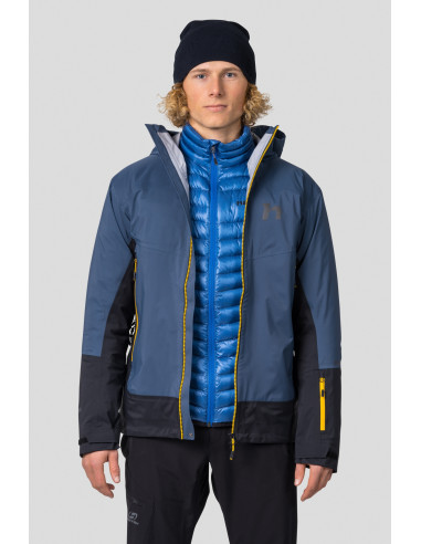 Men's mountain jacket ADRIUS princess blue stripe