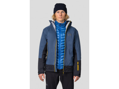 Men's mountain jacket ADRIUS princess blue stripe