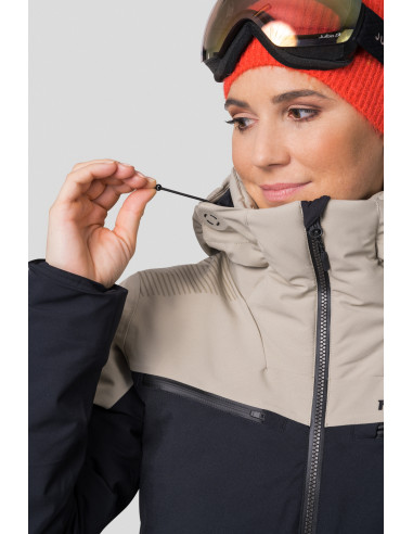 Ladies ski jacket AMABEL anthracite / goat