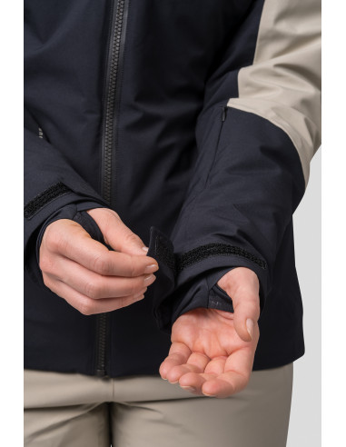 Ladies ski jacket AMABEL anthracite / goat