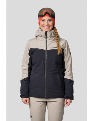 Ladies ski jacket AMABEL anthracite / goat
