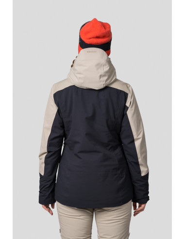 Ladies ski jacket AMABEL anthracite / goat