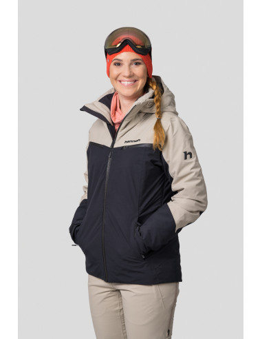 Ladies ski jacket AMABEL anthracite / goat