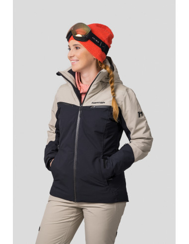 Ladies ski jacket AMABEL anthracite / goat