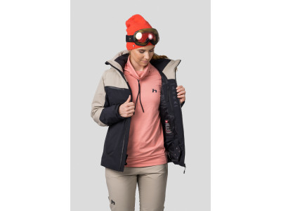 Ladies ski jacket AMABEL anthracite / goat