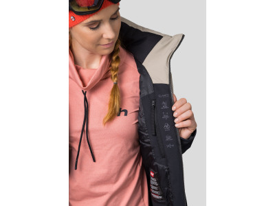 Ladies ski jacket AMABEL anthracite / goat