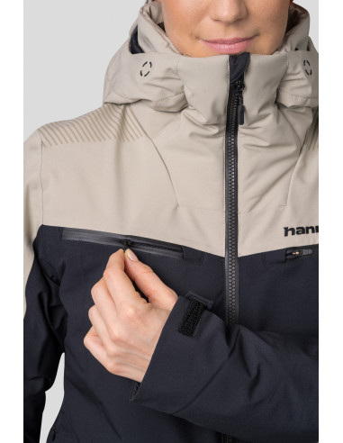 Ladies ski jacket AMABEL anthracite / goat
