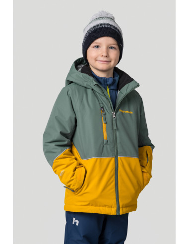 Kid's jacket ANAKIN JR dark forest / golden yellow