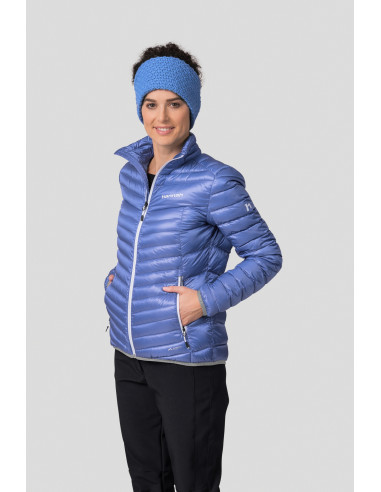 Ladies mountain jacket AYLA dazzling blue stripe