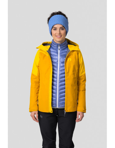 Ladies mountain jacket AYLA dazzling blue stripe