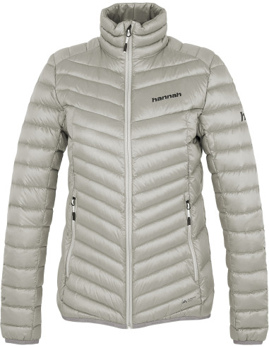 Ladies mountain jacket AYLA light gray stripe