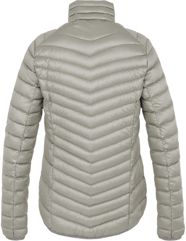 Ladies mountain jacket AYLA light gray stripe