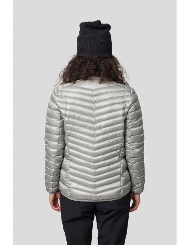 Sieviešu jaka pārgājieniem kalnos AYLA gaiši pelēks 