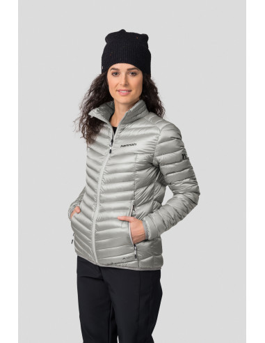 Ladies mountain jacket AYLA light gray stripe