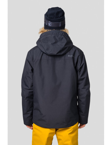 Men's ski jacket DEYTON anthracite