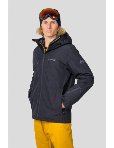 Men's ski jacket DEYTON anthracite