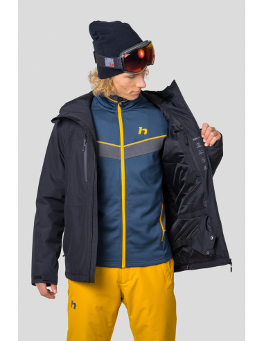 Men's ski jacket DEYTON anthracite
