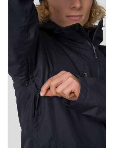 Men's ski jacket DEYTON anthracite