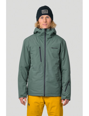 Men's ski jacket DEYTON dark forest