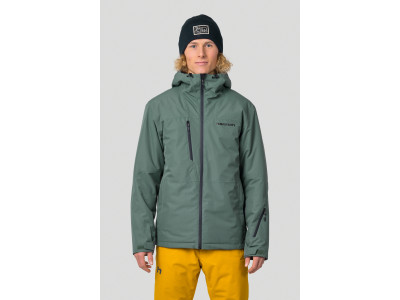 Men's ski jacket DEYTON dark forest