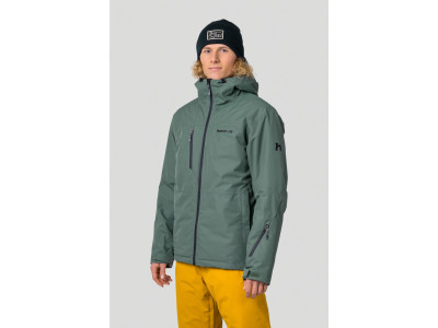 Men's ski jacket DEYTON dark forest