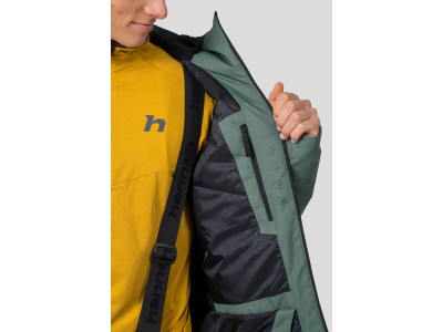 Men's ski jacket DEYTON dark forest