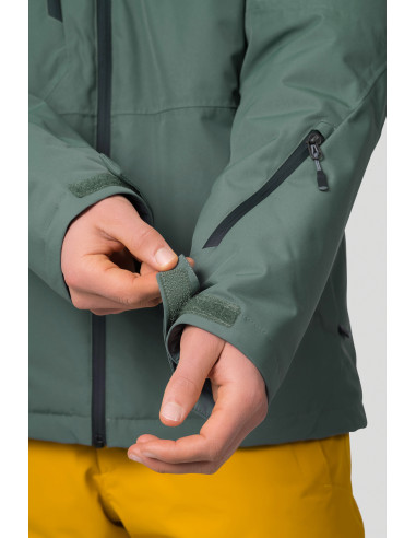 Men's ski jacket DEYTON dark forest